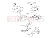 KAWASAKI NINJA H2 SX SE (ZX1002BKF) Side Covers/Chain Cover