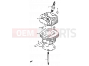 SUZUKI CP50CHF M (1991) 1 - CYLINDER