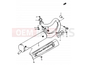 SUZUKI CP50CHF M (1991) 7 - MUFFLER