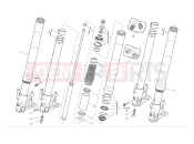 DUCATI Hypermotard 1100 S Front forks
