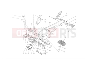 DUCATI Hypermotard 1100 S L.h. footrests