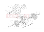 DUCATI Hypermotard 1100 S Front and rear wheels