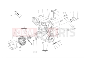 DUCATI Hypermotard 1100 S Alternator-side crankcase cover