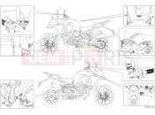 DUCATI Multistrada V4S Travel Radar Warning Labels (JAPAN ONLY)