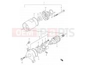SUZUKI DF125E X (1999) 16 - STARTING MOTOR
