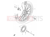 SUZUKI DF125E X (1999) 43 - FRONT WHEEL