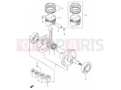 5 - CRANKSHAFT - Suzuki DF200E W (1998)