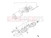 17A - STARTING MOTOR - Suzuki DF200E W (1998)