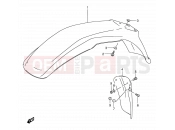 35 - FRONT FENDER - Suzuki DF200E W (1998)