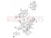 SUZUKI DF200E X (1999) 1 - CYLINDER HEAD