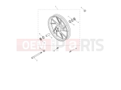 TRIUMPH Tiger 900 GT front wheel