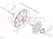 DUCATI Scrambler Icon Dark Front wheel