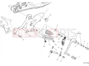 DUCATI 2025 Diavel V4 Left footrest