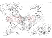 DUCATI Monster Senna Side & rear fairings