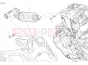 DUCATI Monster Senna Rear shock absorber