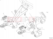 DUCATI Multistrada V2 S Right footrests