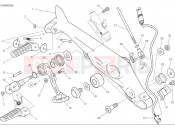 DUCATI 2025 Scrambler Nightshift Right footrests