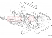 DUCATI 2025 Scrambler Nightshift Rear swingarm