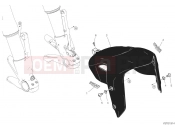 DUCATI 2019  Diavel 1260 FRONT MUDGUARD