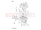SUZUKI DL1000 K9 (2009) V-Strom (E03,E28,E33) 3 - REAR CYLINDER HEAD