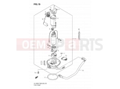 SUZUKI DL1000 K9 (2009) V-Strom (E03,E28,E33) 16 - FUEL PUMP