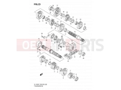 SUZUKI DL1000 K9 (2009) V-Strom (E03,E28,E33) 23 - TRANSMISSION