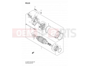 SUZUKI DL1000 K9 (2009) V-Strom (E03,E28,E33) 25 - STARTING MOTOR