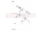 SUZUKI DL1000 K9 (2009) V-Strom (E03,E28,E33) 45 - HANDLE LEVER