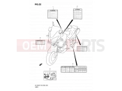 SUZUKI DL1000 K9 (2009) V-Strom (E03,E28,E33) 52 - LABEL
