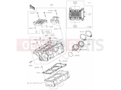 KAWASAKI ELIMINATOR 500 (EL450ATFNN) 01 Cylinder Head