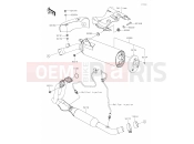 KAWASAKI ELIMINATOR 500 (EL450ATFNN) 05 Muffler(s)