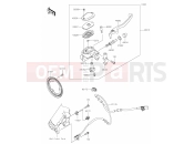 KAWASAKI ELIMINATOR 500 (EL450ATFNN) 43 Front Master Cylinder