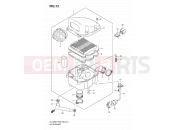 13 - AIR CLEANER - Suzuki DL1000 L0 (2010) V-Strom (E03,E28,E33)