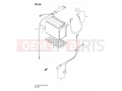 28 - BATTERY - Suzuki DL1000 L0 (2010) V-Strom (E03,E28,E33)