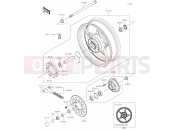 KAWASAKI NINJA 650 (EX650STFAN) 40 Rear Hub