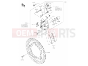 KAWASAKI NINJA 650 (EX650STFAN) 44 Front Brake