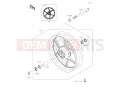 KAWASAKI NINJA 1100SX (ZX1100HTFNN) 38 Front Hub