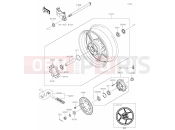 KAWASAKI NINJA 1100SX (ZX1100HTFNN) 39 Rear Hub