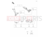 KAWASAKI NINJA 1100SX (ZX1100HTFNN) 68 Accessory(Bag Fitting Kit)