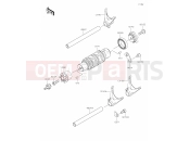 KAWASAKI Z650RS (ER650RSFBB) 12 Gear Change Drum/Shift Fork(s)
