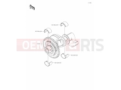 KAWASAKI NINJA 500 SE (EX500JSFAN) 09 Balancer