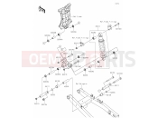 KAWASAKI NINJA 500 SE (EX500JSFAN) 33 Suspension/Shock Absorber