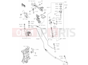 KAWASAKI NINJA 500 SE (EX500JSFAN) 45 Rear Master Cylinder