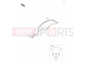 KAWASAKI NINJA 500 SE (EX500JSFAN) 74 Accessory(Windshield)