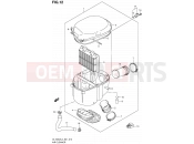 SUZUKI DL1000A L4 (2014) V-Strom (E21) 12 - AIR CLEANER