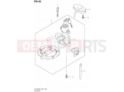 SUZUKI DL1000A L4 (2014) V-Strom (E21) 32 - LOCK SET