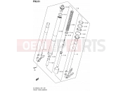 SUZUKI DL1000A L4 (2014) V-Strom (E21) 51 - FRONT FORK DAMPER