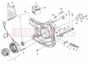 DUCATI 1995 Supersport 900 SS GENERATOR COVER DM 007089&GT; » IGNITION SYSTEM