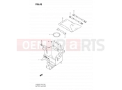 SUZUKI DL650 K7 (2007) V-Strom (E02,E19,E24) 43 - BATTERY HOLDER