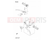 SUZUKI DL650 K7 (2007) V-Strom (E02,E19,E24) 46 - HANDLE LEVER (MODEL K7/K8)